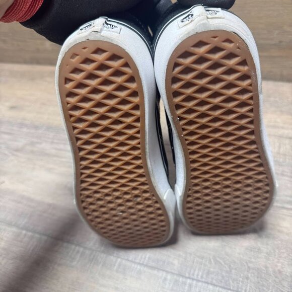 Vans Old Skool Low Top Black Canvas Sneakers Women's Size 8.5 - Picture 4 of 7